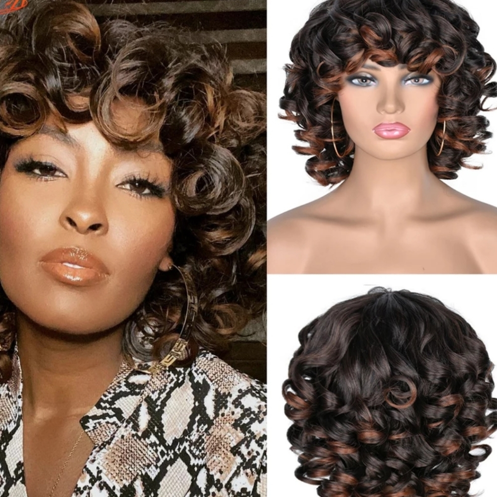 Afro curly wig. (Quick Sale on wigs)